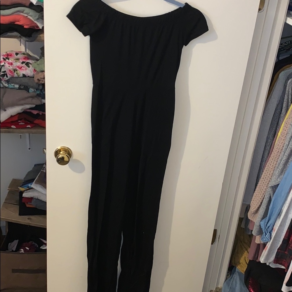 Off the shoulder jumpsuit